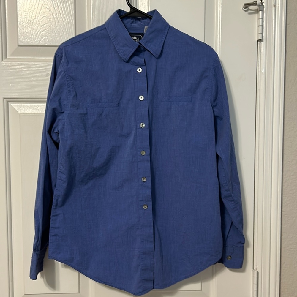 Bentley Arbuckle Blue Long Sleeve Shirt Size 6